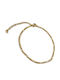 Tatu Moyo Chain Hand made of Steel Gold-plated Length 21cm