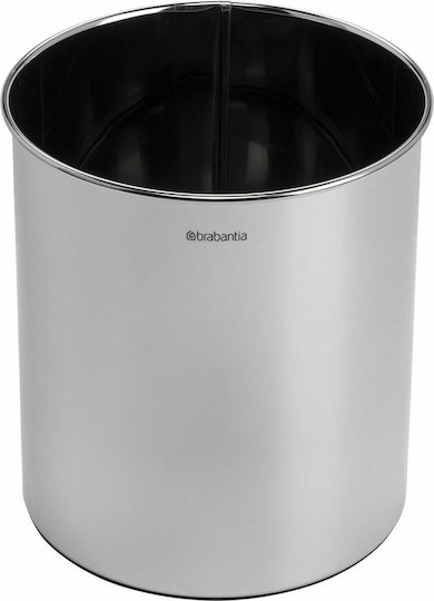 Brabantia Κάδος Απορριμμάτων Μεταλλικός Steel Glossy 7lt