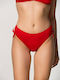 Bluepoint Bikini Slip Hohe Taille Rot