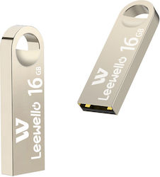 Leewello 16GB USB 3.0 Stick Silver
