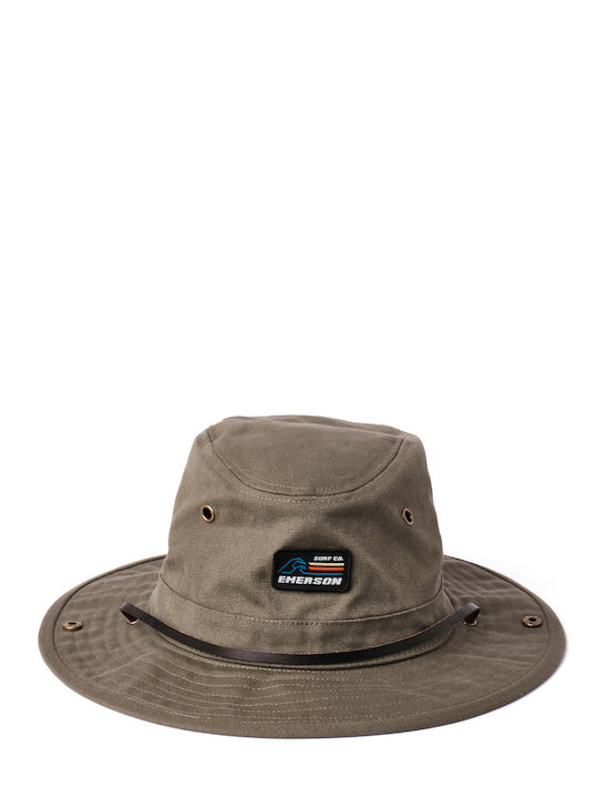 Emerson Υφασμάτινo Ανδρικό Καπέλο Olive