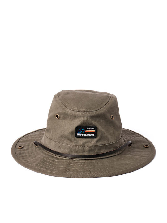 Emerson Υφασμάτινo Ανδρικό Καπέλο Στυλ Safari Olive