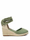 Refresh Women's Fabric Platform Espadrilles Χακί