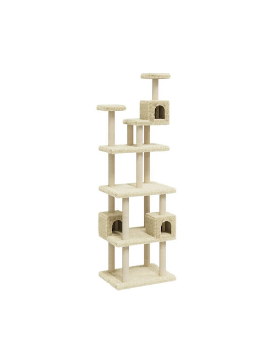 vidaXL Ονυχοδρόμιο Γατόδεντρο Μπεζ 60.5x48x188εκ.