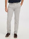 Chino Slim Fit Men's Trousers Elastic Grey