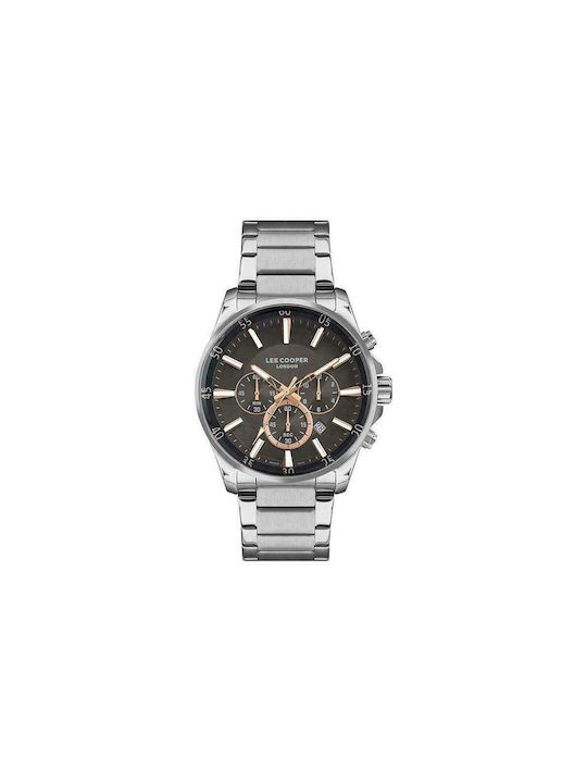 Lee Cooper FW21 Uhr Chronograph Batterie mit Si...