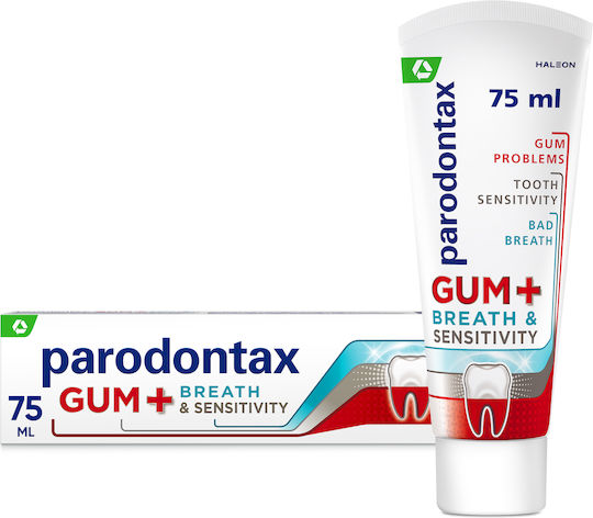 Parodontax Gum+ Breath & Sensitivity Οδοντόκρεμα για Ευαίσθητα Δόντια 75ml