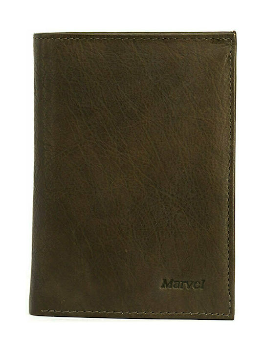 Marvel Men's Leather Wallet Brown
