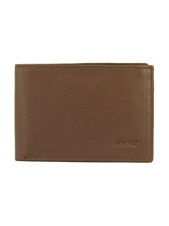 Marvel Men's Leather Wallet Brown