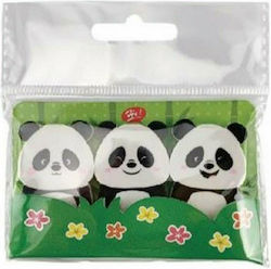 Ediglam Σετ Γόμες για Μολύβι Panda 3τμχ