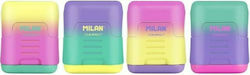 Milan Compact Sunset 20166224SN Double Pencil Sharpener (Various Colours) 1 Piece Milan Compact Sunset 20166224SN Double Pencil Sharpener (Various Colours) 1 Piece