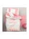 Palamaiki Happy Baby HB0592 Baby Sheets Set Crib Cotton Pink 120x160cm