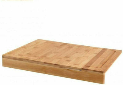 Aria Trade Rectangular Bamboo Chopping Board Brown 43x33cm