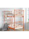 MC11 Kinderbett Koje Einzeln Orange für Matratze 90x190cm