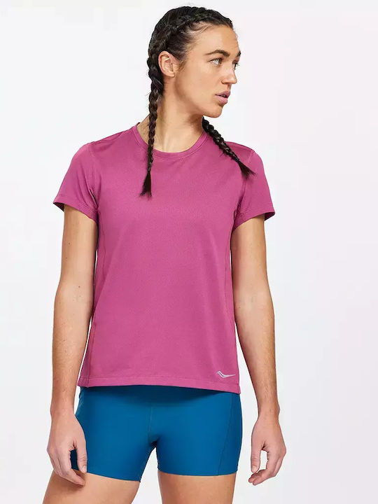 Saucony Women's Athletic T-shirt Purple
