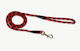 Pet Interest Каишка/Водач за Куче Каишка Black Fire Фин среден в Червен цвят 1.2m x 1cm