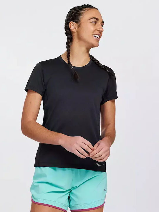 Saucony Women's Athletic T-shirt Black