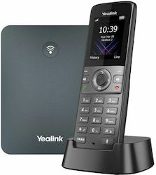 Yealink W73P Schnurlos IP-Telefon mit 10 Linien in Schwarz