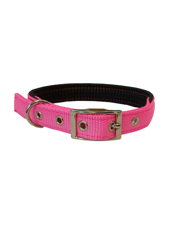 Pet Interest Neoprene Standard Dog Collar Hot Pink Small 16mm x 40cm 3040-S