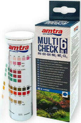 Amtra Rapid Test for Freshwater Aquarium Main Water Values - 50 Croci Tests (1087869)