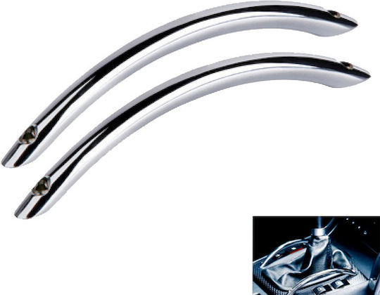 Racesport Gear Bars "TT" Μπάρες Ταχυτήτων 15cm x 2.9cm Χρωμίου 2τμχ