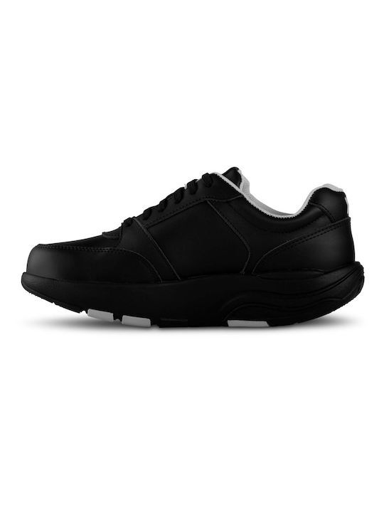 Walkmaxx Fit Classic Sneakers Μαύρα