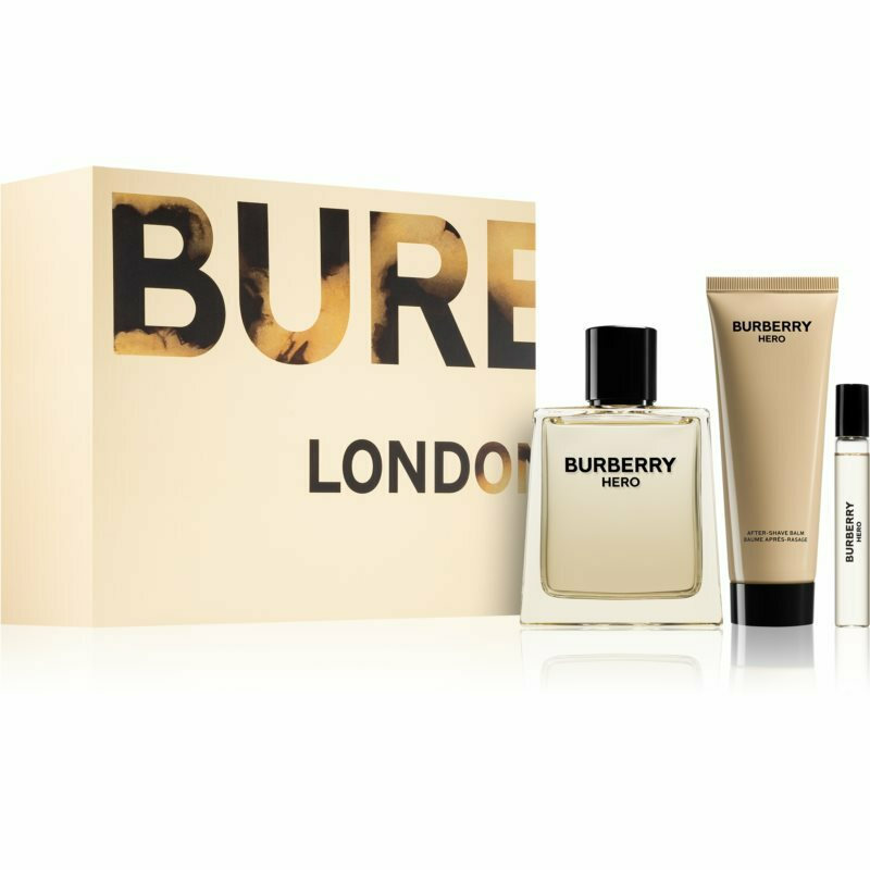 Burberry Hero Eau de Toilette 100ml, Shower Gel 75ml & Travel Spray 7