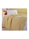 Nef-Nef Homeware Blanket Cot Whisper Cotton Yellow 110x150cm