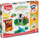 Maped Knete Spiel-Set Wilde Tiere für 5+ Alter, 4 Stück