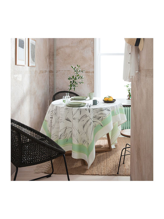 Gofis Home Bree 620 Cotton & Polyester Tablecloth Green 145x180cm