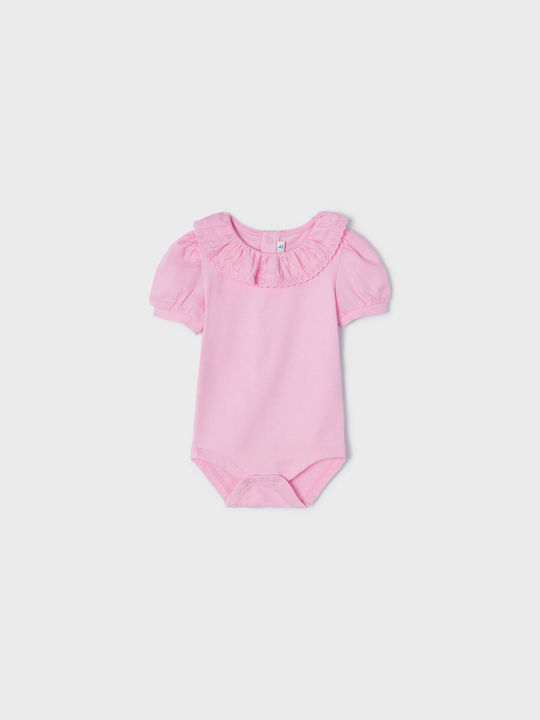 Mayoral Set Baby Strampler Kurzärmelig Rosa