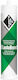 Elastotet Elastobond Σφραγιστική Σιλικόνη Λευκή 600ml 12τμχ