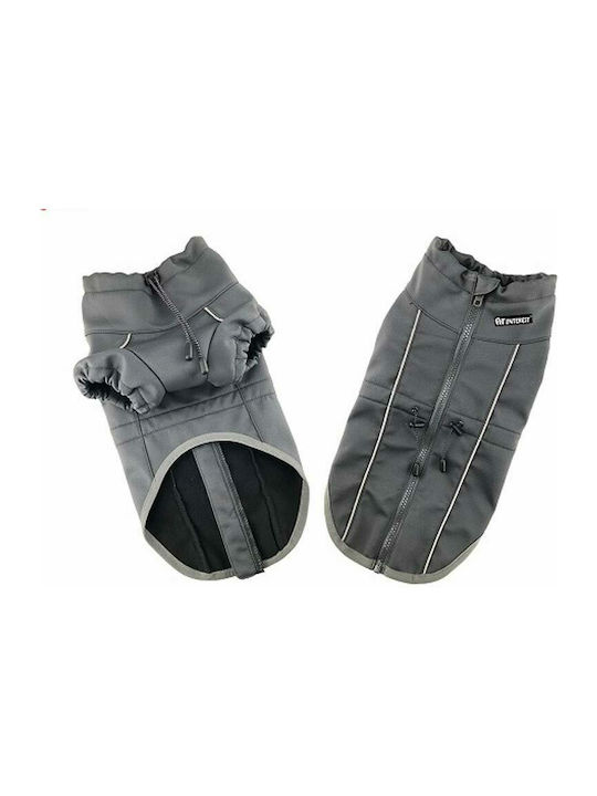 Pet Interest Active Outdoor Waterproof Dog Coat Gray 64 x 84 x 56cm