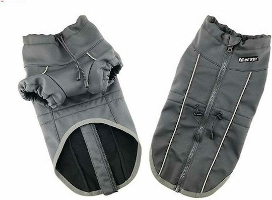Pet Interest Active Outdoor Кучешки палта Флийс / Водоустойчиво Сив с дължина на гръбчето 64 см. 52110
