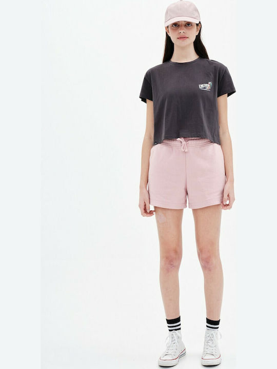 Emerson Γυναικείο Αθλητικό Crop Top Κοντομάνικο...