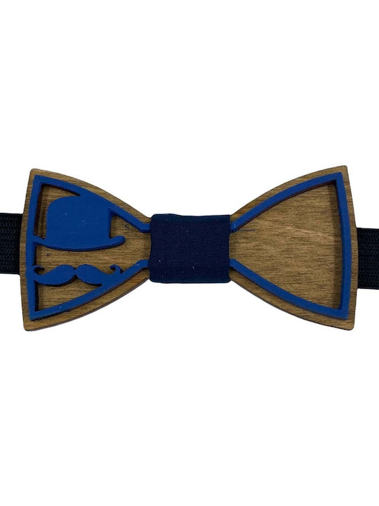 Men's Bow Tie Wooden 3D Edition Walnut Bow Tie Bonjour Bebe "0011"