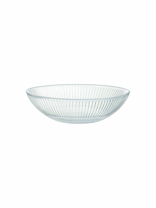 Luminarc Louison Πιάτο Βαθύ Γυάλινο Διάφανο με Διάμετρο 20cm