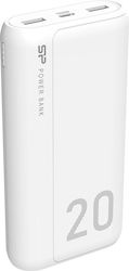Silicon Power GS15 Power Bank 20000mAh με 2 Θύρ...