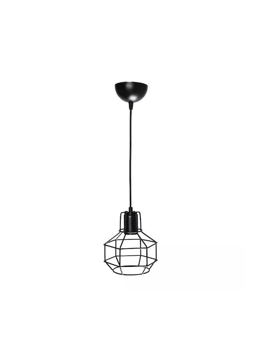 Pendant Light Single-Light for Socket E27 Black