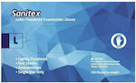 Sanitex Γάντια Νιτριλίου Χωρίς Πούδρα σε Μπλε Χρώμα 100τμχ