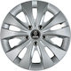 Jestic Car Hubcap Set Storm X with Saab Emblem 15" 4pcs Silver