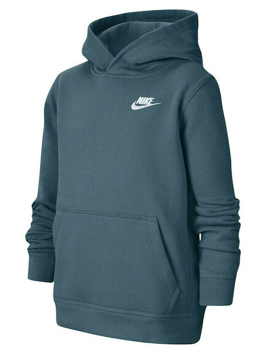 Nike Hanorac Copii cu Glugă și Buzunare Verde S...