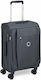Delsey Rami Kabinenreisekoffer Weichschalen Gray mit 4 Räder Höhe 55cm 346880101