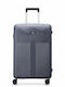Delsey Ordener Medium Hard Gray Suitcase With 4 Wheels Height 66cm
