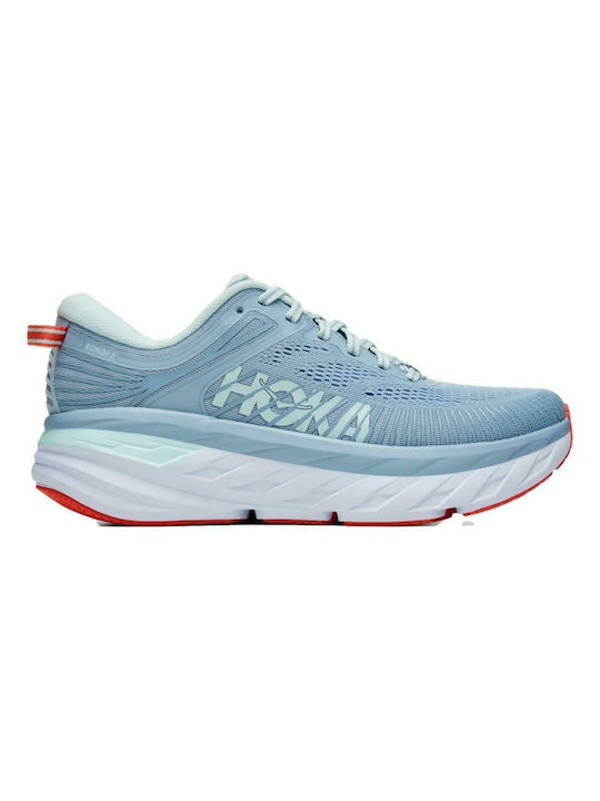 Hoka Bondi 7 Γυναικεία Αθλητικά Παπούτσια Running Μπλε