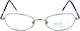 Benetton Metallisch Brillenrahmen Silber UCB383...