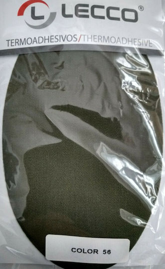 Lecco Häkelnähaufnäher Khaki Thermokollativ