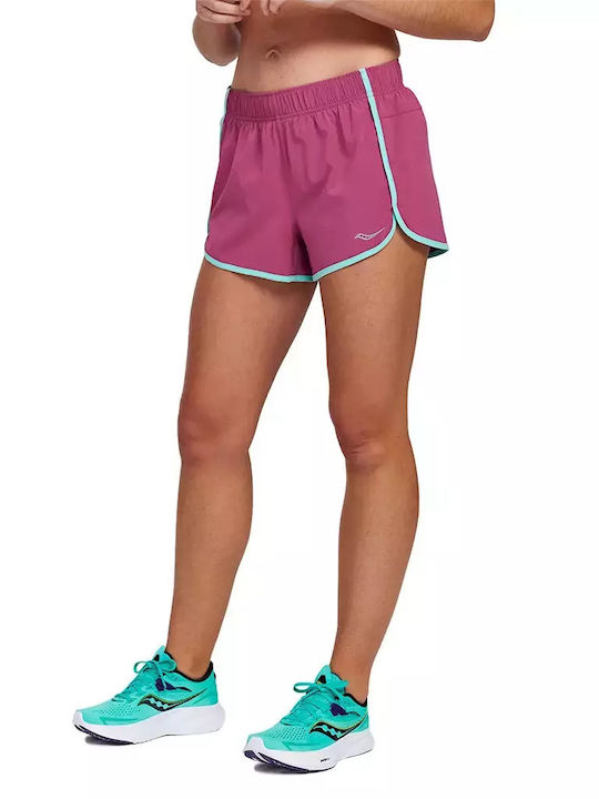 Saucony Road Core Women's Sporty Shorts Purple