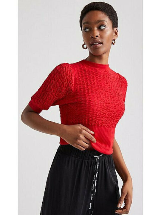 Desigual Ona Γυναικείο Crop Top Βαμβακερό Κοντο...