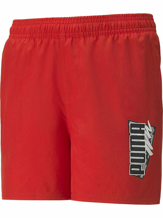 PUMA ESS+ Παιδικό Μαγιό Βερμούδα / Σορτς Κόκκινο